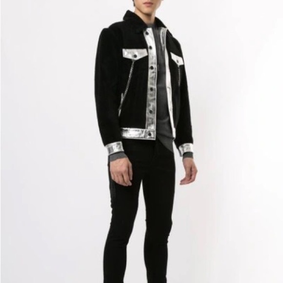 Keiser Clark Other - Keiser Clark Racer Skinny Glitter Black Jeans